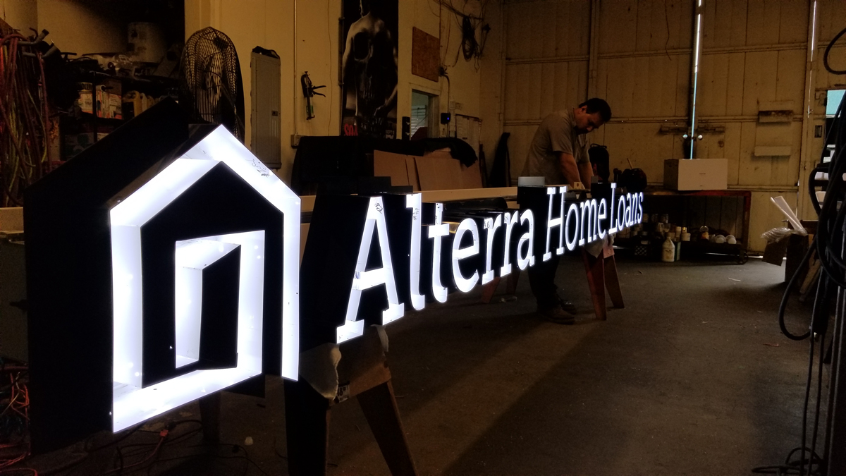 Morales Signs Graphics alterra channel letter