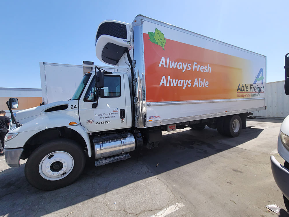 Morales signs Graphics able truck wraps