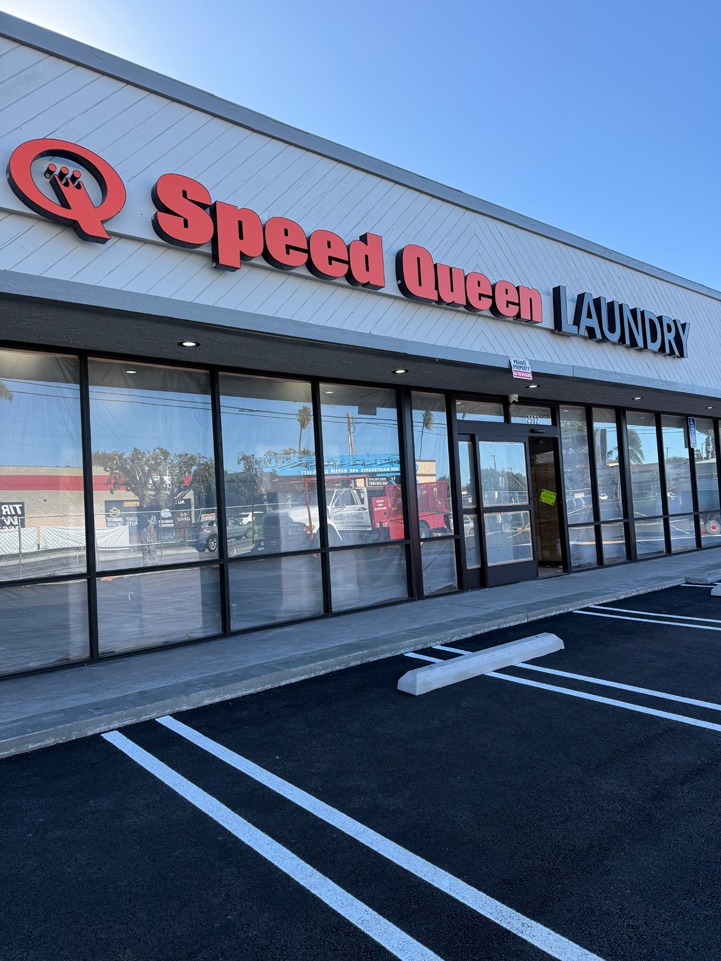 Channel Letter for Speed Queen Laundry 