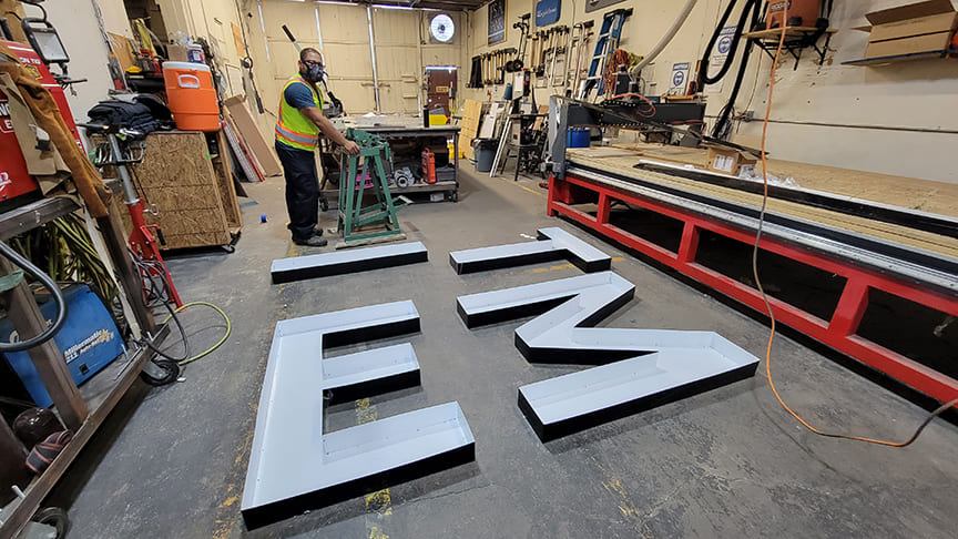 Sign Fabrication and Installation 