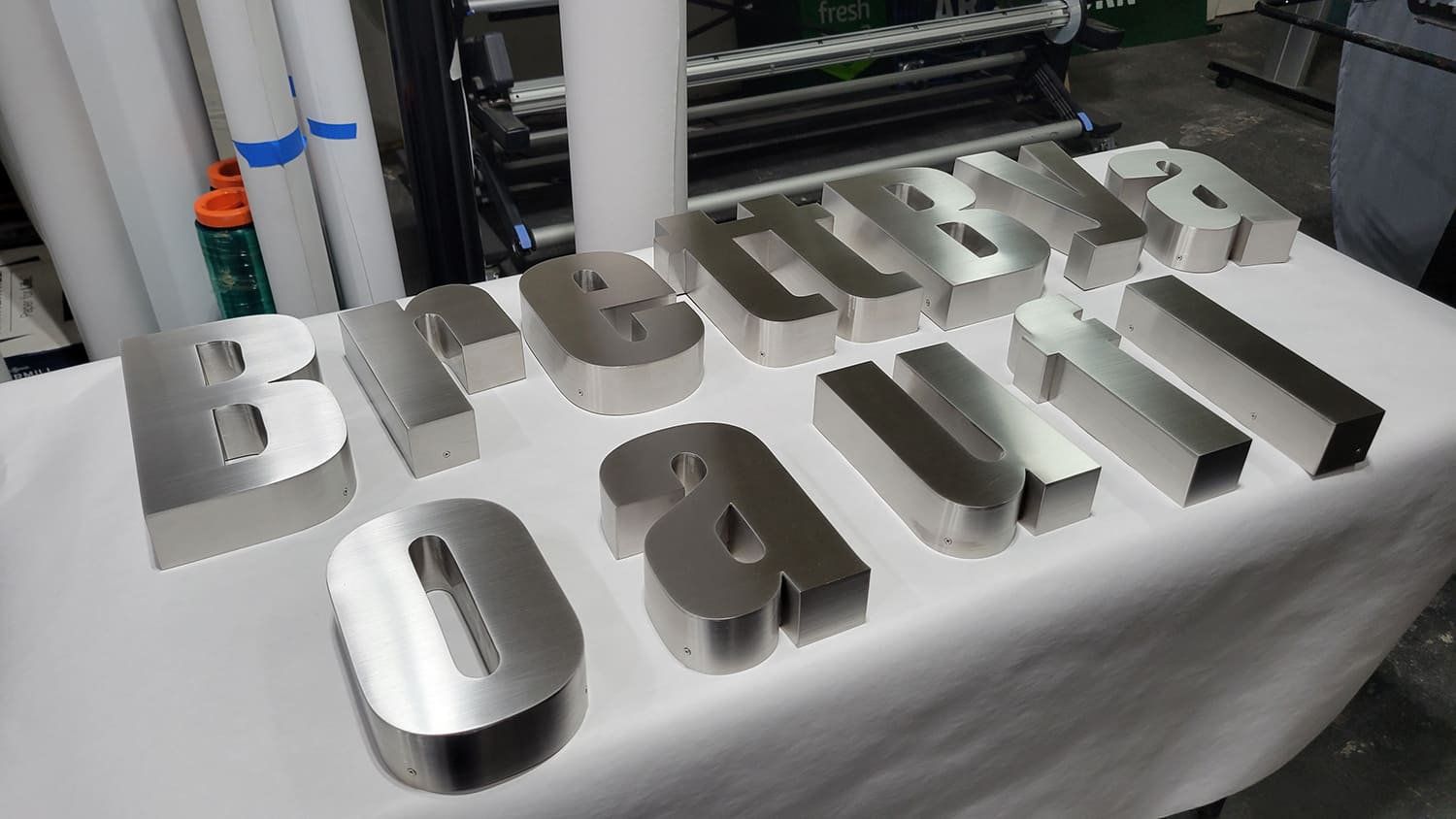 Stainless Steel channel letters  