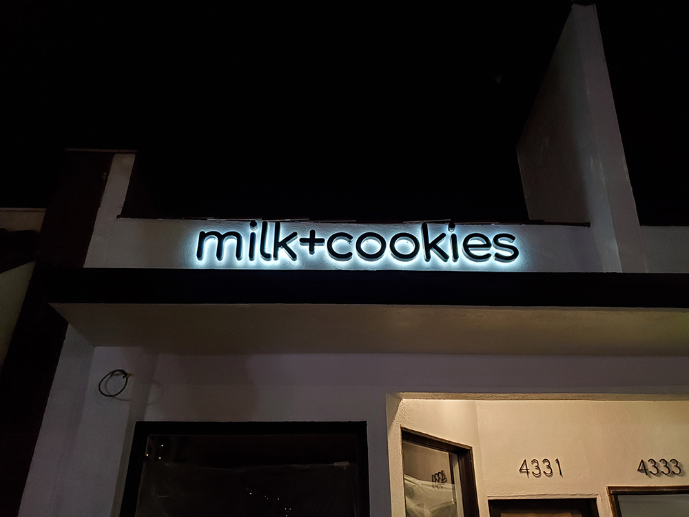 morales signs graphics milk cookies